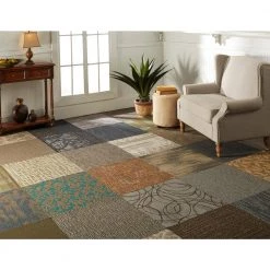 Versatile Assorted Residential/Commercial 24 in. x 24 Peel and Stick Carpet Tile (10 Tiles/Case) 40 sq. ft. by TrafficMaster -TrafficMaster Sales assorted trafficmaster carpet tile ncvt002 31 1000