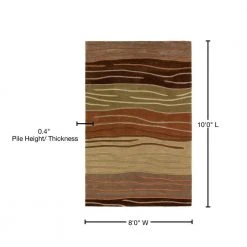 Ascot 306 Striped Autumn 8 ft. x 10 ft. Area Rug by Addison Rugs 14 Ascot 306 Striped Autumn 8 ft. x 10 ft. Area Rug by Addison Rugs -TrafficMaster Sales autumn addison rugs area rugs hdas306au8x10 76 1000