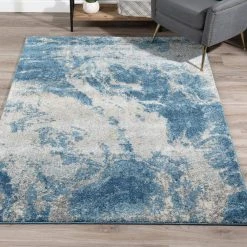 Harrison 10 Baltic 5 ft. 3 in. x 7 ft. 7 in. Area Rug by Addison Rugs -TrafficMaster Sales baltic blue addison rugs area rugs hdhr10ba5x8 31 1000