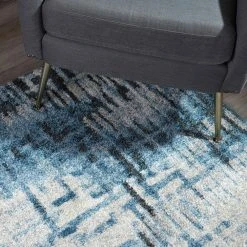 Harrison 6 Baltic 9 ft. 6 in. x 13 ft. 2 in. Area Rug by Addison Rugs -TrafficMaster Sales baltic blue addison rugs area rugs hdhr6ba10x13 1d 1000