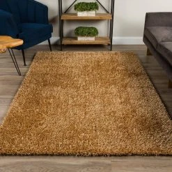 Lavish Beige Shag 8 ft. x 10 ft. Area Rug by Addison Rugs -TrafficMaster Sales beige addison rugs area rugs hdlh69be8x10 31 1000