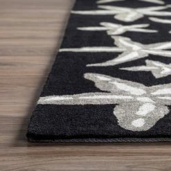 Cove 8 Starfish Black 3 ft. 6 in. x 5 ft. 6 in. Area Rug by Addison Rugs 25 Cove 8 Starfish Black 3 ft. 6 in. x 5 ft. 6 in. Area Rug by Addison Rugs -TrafficMaster Sales black addison rugs area rugs hdcv8bk4x6 76 1000