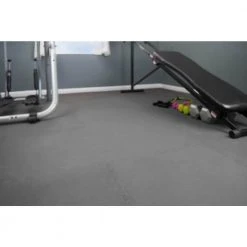 Black/Gray 24 in. x 24 in. x 0.47 in. Foam Dual Sided Gym Floor Tiles (4 Tiles/Pack (16 sq. ft.) by TrafficMaster -TrafficMaster Sales black and gray trafficmaster gym floor tiles 24120hdus 66 1000