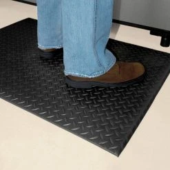 Diamond Soft Black 36 in. x 48 in. Foam Mat by TrafficMaster -TrafficMaster Sales black trafficmaster commercial floor mats 60 169 0900 30000400 31 1000