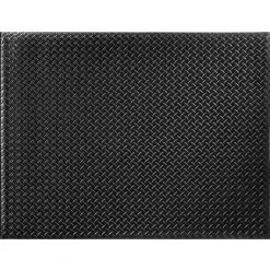 Diamond Soft Black 36 in. x 48 in. Foam Mat by TrafficMaster