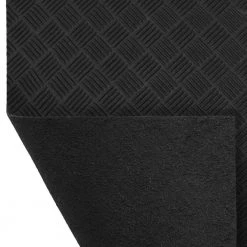 Black 36 in. x 48 in. Rubber Deck Plate Mat by TrafficMaster -TrafficMaster Sales black trafficmaster commercial floor mats mt1003508 66 1000