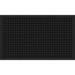 Embossed Black 18 in. x 30 in. Door Mat by TrafficMaster