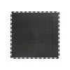 Black Raised Coin 18 in. x 18 in. x 3.1 mm Rubber Interlocking Modular Flooring Tiles, 6-Pack (13.5 sq. ft.) by TrafficMaster -TrafficMaster Sales black trafficmaster gym floor tiles 11n 532 18x18hd 64 1000