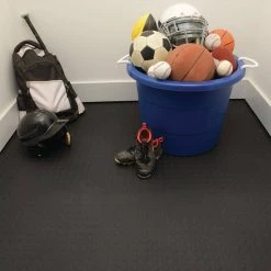 Black Raised Coin 18 in. x 18 in. x 3.1 mm Rubber Interlocking Modular Flooring Tiles, 6-Pack (13.5 sq. ft.) by TrafficMaster 17 Black Raised Coin 18 in. x 18 in. x 3.1 mm Rubber Interlocking Modular Flooring Tiles, 6-Pack (13.5 sq. ft.) by TrafficMaster -TrafficMaster Sales black trafficmaster gym floor tiles 11n 532 18x18hd 66 1000