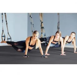 Black/Gray 24 in. x 24 in. x .52 in. Foam Dual Sided Impact Gym Floor Tiles (4 Tiles/Pack (16 sq. ft.) by TrafficMaster -TrafficMaster Sales black trafficmaster gym floor tiles 24213hdus 1f 1000