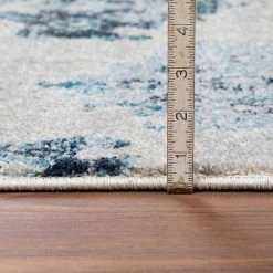 Provincial 11 Blue 3 ft. 3 in. x 5 ft. 3 in. French Damask Area Rug by Addison Rugs -TrafficMaster Sales blue addison rugs area rugs hdpc11bl3x5 1f 1000