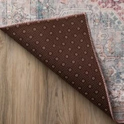 Baldwin 2 Blush 3 ft. 3 in. x 5 ft. 3 in. Medallion Velvet Non-Skid Indoor Area Rug by Addison Rugs -TrafficMaster Sales blush addison rugs area rugs hdba2bl3x5 66 1000