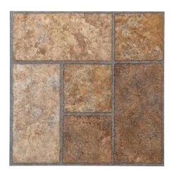 Bodden Bay 12 in. x 12 in. Terra Cotta Peel and Stick Vinyl Tile (30 sq. ft. / case) by TrafficMaster -TrafficMaster Sales bodden bay terra cotta trafficmaster vinyl tile 26294061 c3 1000
