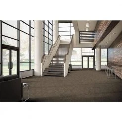 Designer Brown Commercial 24 in. x 24 Peel and Stick Carpet Tile (18 Tiles/Case) 72 sq. ft. by TrafficMaster -TrafficMaster Sales brown tan trafficmaster carpet tile pdm12 4000k 31 1000