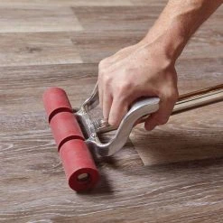 6 in. W Brushed Oak Taupe GripStrip Luxury Vinyl Plank Flooring (24 sq. ft./case) by TrafficMaster -TrafficMaster Sales brushed oak taupe trafficmaster vinyl plank flooring 95311 d4 1000