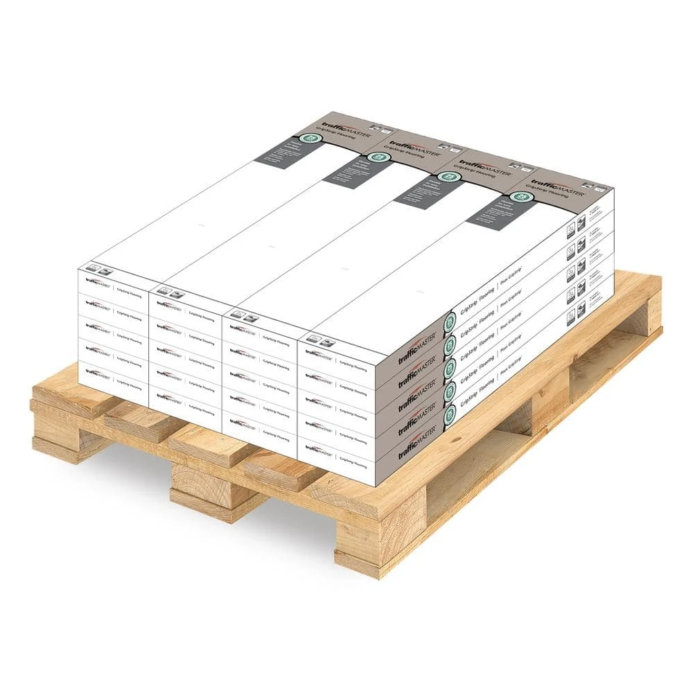 6 in. W Canadian Hewn Oak Click Lock Luxury Vinyl Plank Flooring (20 cases/480 sq. ft./pallet) by TrafficMaster 7 6 in. W Canadian Hewn Oak Click Lock Luxury Vinyl Plank Flooring (20 cases/480 sq. ft./pallet) by TrafficMaster - Image 5