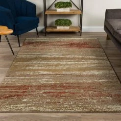 Serene 6 Abstract Stripes Canyon 7 ft. 10 in. x 10 ft. 7 in. Area Rug by Addison Rugs -TrafficMaster Sales canyon addison rugs area rugs hdsn6ca8x11 31 1000
