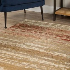 Serene 6 Abstract Stripes Canyon 7 ft. 10 in. x 10 ft. 7 in. Area Rug by Addison Rugs -TrafficMaster Sales canyon addison rugs area rugs hdsn6ca8x11 4f 1000