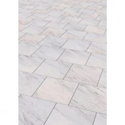 Carrara Marble 12 in. x 12 in. Peel and Stick Vinyl Tile (30 sq. ft. / case) by TrafficMaster 18 Carrara Marble 12 in. x 12 in. Peel and Stick Vinyl Tile (30 sq. ft. / case) by TrafficMaster -TrafficMaster Sales carrara marble trafficmaster vinyl tile ss1212 c3 1000 1