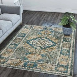 Gentry 22 Charcoal 1 Ft. 8 In. x 2 Ft. 6 In. Southwest Accent Rug by Addison Rugs -TrafficMaster Sales charcoal addison rugs area rugs hdge22ch20x30 31 1000