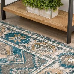Gentry 22 Charcoal 1 Ft. 8 In. x 2 Ft. 6 In. Southwest Accent Rug by Addison Rugs -TrafficMaster Sales charcoal addison rugs area rugs hdge22ch20x30 40 1000