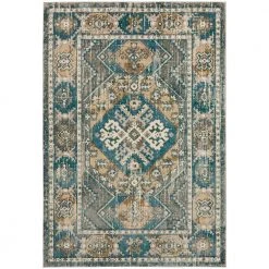 Gentry 22 Charcoal 1 Ft. 8 In. x 2 Ft. 6 In. Southwest Accent Rug by Addison Rugs