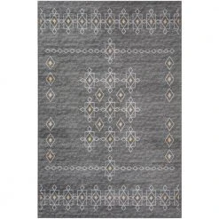Modena Charcoal 9 ft. x 12 ft. Southwest Area Rug by Addison Rugs