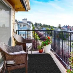 Black Residential 18 in. x 18 Peel and Stick Carpet Tile (8 Tiles/Case)18 sq. ft. by TrafficMaster -TrafficMaster Sales charcoal trafficmaster carpet tile 60677600018x18 31 1000