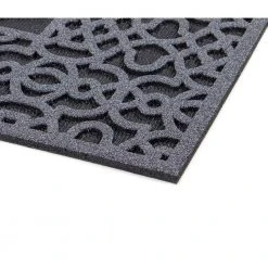 Geo Welcome Charcoal 24 in. x 36 in. Door Mat by TrafficMaster -TrafficMaster Sales charcoal trafficmaster door mats 60781172924x36 40 1000