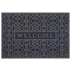 Geo Welcome Charcoal 24 in. x 36 in. Door Mat by TrafficMaster -TrafficMaster Sales charcoal trafficmaster door mats 60781172924x36 64 1000