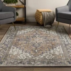 Athena 3 Chocolate 7 ft. 10 in. x 9 ft. 10 in. Area Rug by Addison Rugs 13 Athena 3 Chocolate 7 ft. 10 in. x 9 ft. 10 in. Area Rug by Addison Rugs -TrafficMaster Sales chocolate addison rugs area rugs hdat3ch8x10 31 1000