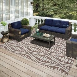 Modena Coffee 5 ft. x 7 ft. 6 in. Southwest Area Rug by Addison Rugs -TrafficMaster Sales coffee addison rugs area rugs hdmo6cf5x8 31 1000