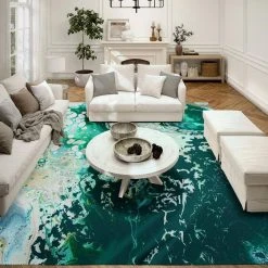 Copeland Emerald City 3 ft. x 5 ft. Abstract Area Rug by Addison Rugs -TrafficMaster Sales emerald city addison rugs area rugs hdkc10em3x5 31 1000