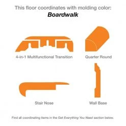 Fall Ridge Hickory 7 mm T x 7.5 in. W Laminate Wood Flooring (26.8 sq.ft/Case) by TrafficMaster -TrafficMaster Sales fall ridge hickory trafficmaster laminate wood flooring tm2 76 1000