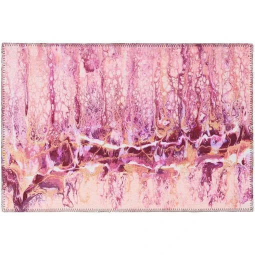 Copeland Flamingo 1 ft. 8 in. x 2 ft. 6 in. Abstract Accent Rug by Addison Rugs -TrafficMaster Sales flamingo addison rugs area rugs hdkc16fl20x30 64 1000