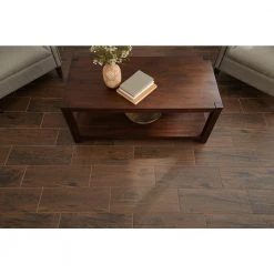 Glenwood Cherry 7 in. x 20 in. Ceramic Floor and Wall Tile (10.89 sq. ft. / case) by TrafficMaster -TrafficMaster Sales glenwood cherry trafficmaster ceramic tile gw08720hd1p2 40 1000
