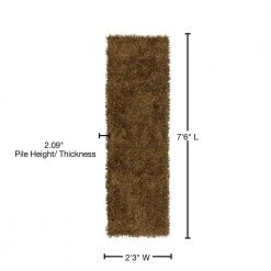Decadent 1 Gold 2 ft. 3 in. x 7 ft. 6 in. Area Rug Runner by Addison Rugs 12 Decadent 1 Gold 2 ft. 3 in. x 7 ft. 6 in. Area Rug Runner by Addison Rugs -TrafficMaster Sales gold addison rugs area rugs hddc1go2x8 76 1000