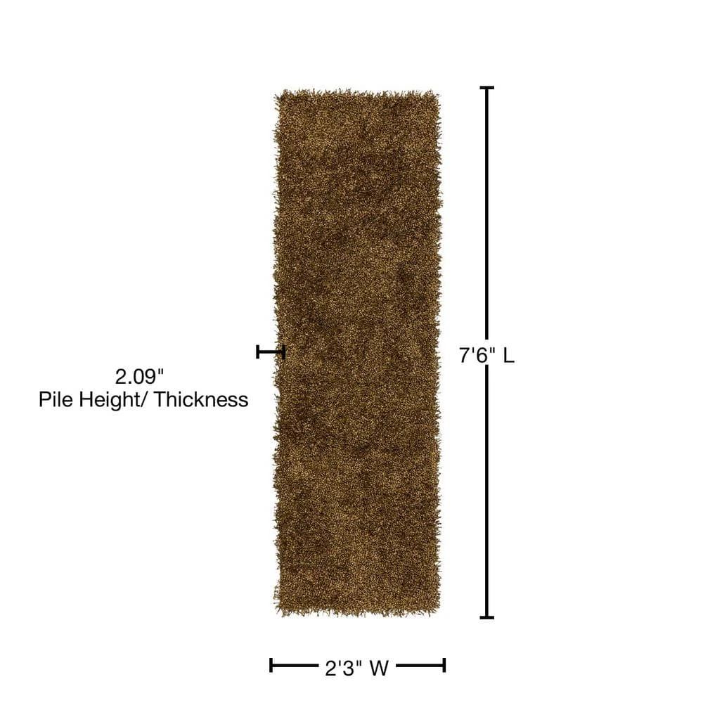 Decadent 1 Gold 2 ft. 3 in. x 7 ft. 6 in. Area Rug Runner by Addison Rugs 7 Decadent 1 Gold 2 ft. 3 in. x 7 ft. 6 in. Area Rug Runner by Addison Rugs - Image 5