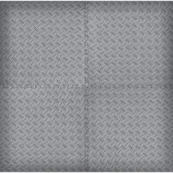 Gray 24 in. W x 24 in. L x 0.47 in. T Foam Interlocking Gym Floor Tiles (6 Tiles/Pack) (24 sq. ft.) by TrafficMaster -TrafficMaster Sales gray trafficmaster gym floor tiles 24228dphd 66 1000