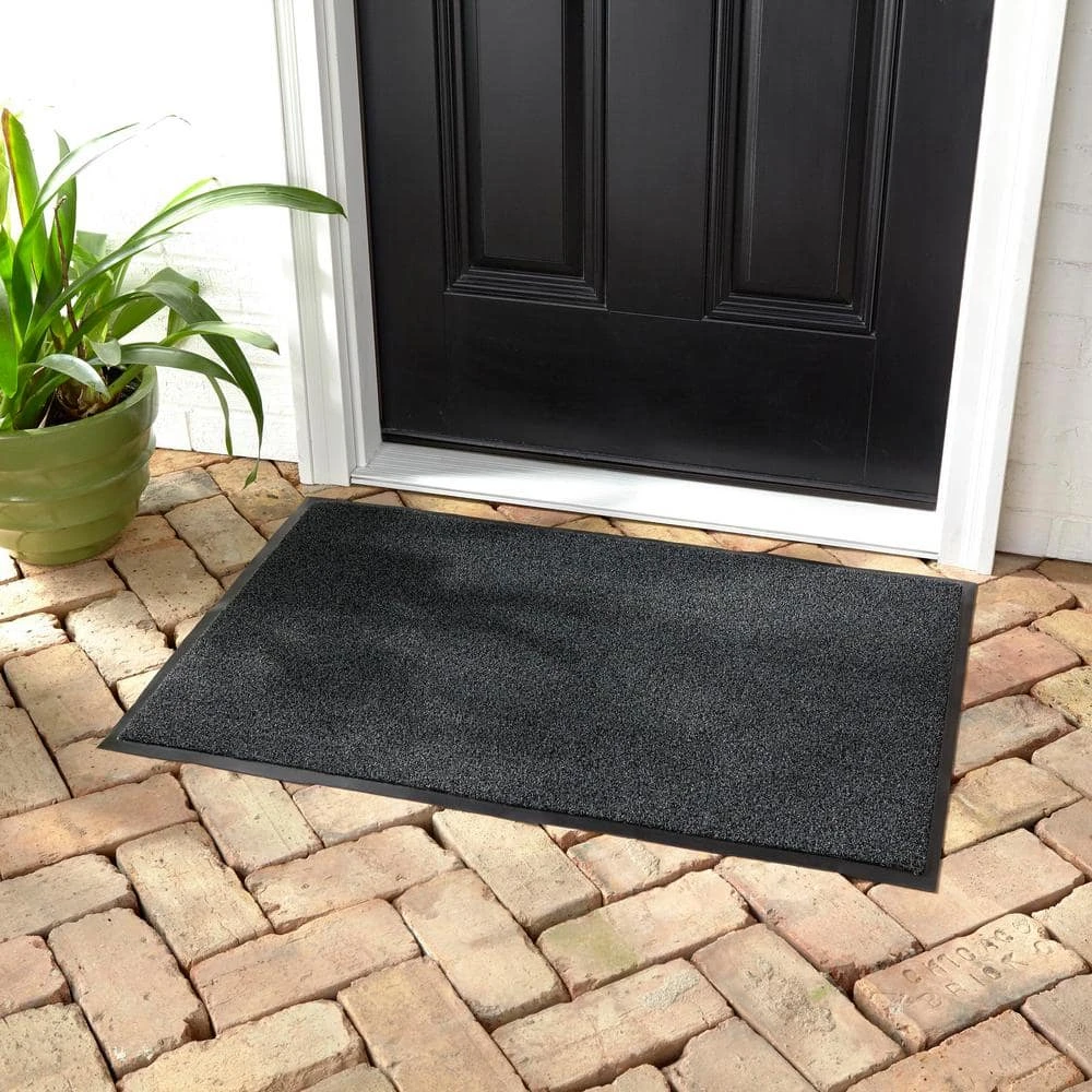 Super Scraper 24 in. x 36 in. Charcoal Door Mat by TrafficMaster 4 Super Scraper 24 in. x 36 in. Charcoal Door Mat by TrafficMaster - Image 2