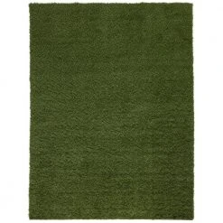 Soft Fescue 6 ft. x 8 ft. Green Artificial Grass Rug by TrafficMaster