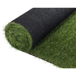Soft Fescue 6 ft. x 8 ft. Green Artificial Grass Rug by TrafficMaster -TrafficMaster Sales green trafficmaster artificial grass 43206 66 1000