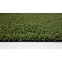 Soft Fescue 6 ft. x 8 ft. Green Artificial Grass Rug by TrafficMaster -TrafficMaster Sales green trafficmaster artificial grass 43206 fa 1000