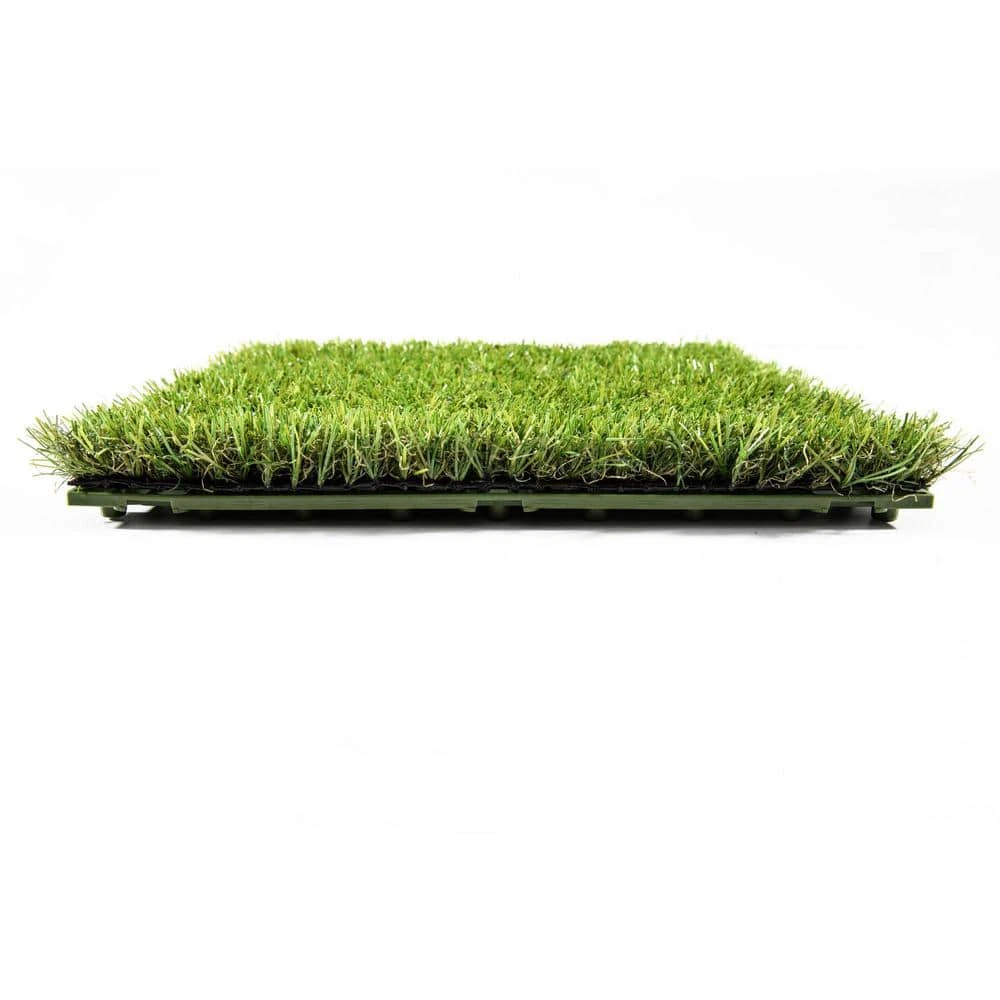 1 ft. x 1 ft. Artificial Grass Interlocking Tiles (9-Pack) by TrafficMaster 3 1 ft. x 1 ft. Artificial Grass Interlocking Tiles (9-Pack) by TrafficMaster