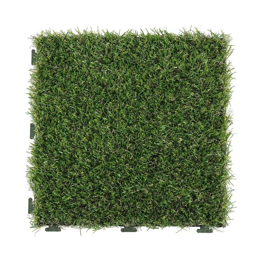 1 ft. x 1 ft. Artificial Grass Interlocking Tiles (9-Pack) by TrafficMaster 9 1 ft. x 1 ft. Artificial Grass Interlocking Tiles (9-Pack) by TrafficMaster - Image 7