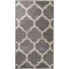 Seyward Grey 2 ft. 7 in. x 4 ft. Accent Rug by TrafficMaster -TrafficMaster Sales grey trafficmaster area rugs 4073gy35hba 091 64 1000