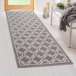 Trellis Grey 2 ft. x 5 ft. Accent Rug by TrafficMaster -TrafficMaster Sales grey trafficmaster area rugs mt1004418us 31 1000