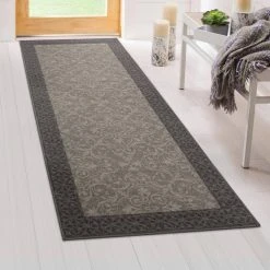 Derbent Grey 2 ft. x 5 ft. Accent Rug by TrafficMaster -TrafficMaster Sales grey trafficmaster area rugs mt1004423 31 1000