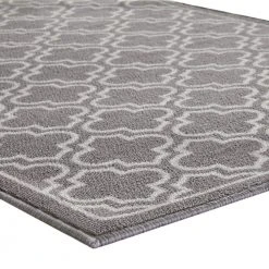 Trellis Grey 2 ft. 6 in. x 4 ft. Accent Rug by TrafficMaster 9 Trellis Grey 2 ft. 6 in. x 4 ft. Accent Rug by TrafficMaster -TrafficMaster Sales grey trafficmaster area rugs mt1004446 1f 1000