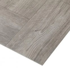 Grey Wood Parquet 12 in. x 12 in. Residential Peel and Stick Vinyl Tile (30 sq. ft. / case) by TrafficMaster 10 Grey Wood Parquet 12 in. x 12 in. Residential Peel and Stick Vinyl Tile (30 sq. ft. / case) by TrafficMaster -TrafficMaster Sales grey wood parquet trafficmaster vinyl tile a4265051 40 1000